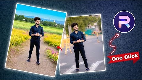 Automatic Change Background Photo Editing App | One Click change background Photo Editing