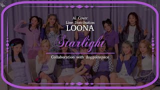 [AI Cover] How Would LOONA sing 'Starlight' (Loossemble) | Line Distribution | Collaboration