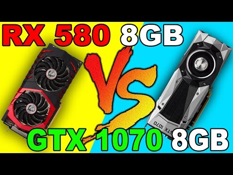 RX 580 VS GTX 1070 | DX12 AND DX11 | Comparison