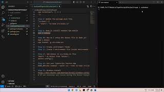 Full Node js Setup Install Nodemon, Setup dotenv, & Create Environment Folder  Full Guide Update