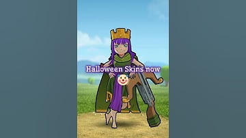 Halloween Hero Skins Then vs Now in #clashofclans #shorts #coc