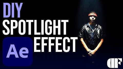 Creating a Spotlight Effect without a Spotlight! | After Effects Tutorial
