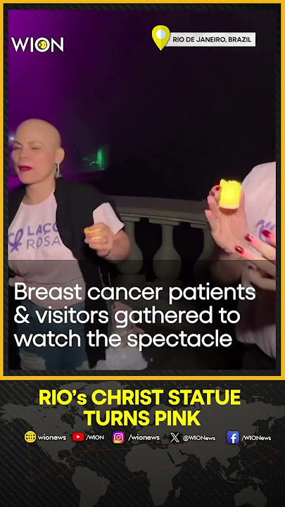 Rio’s Christ statue turns pink for Breast Cancer Awareness Month