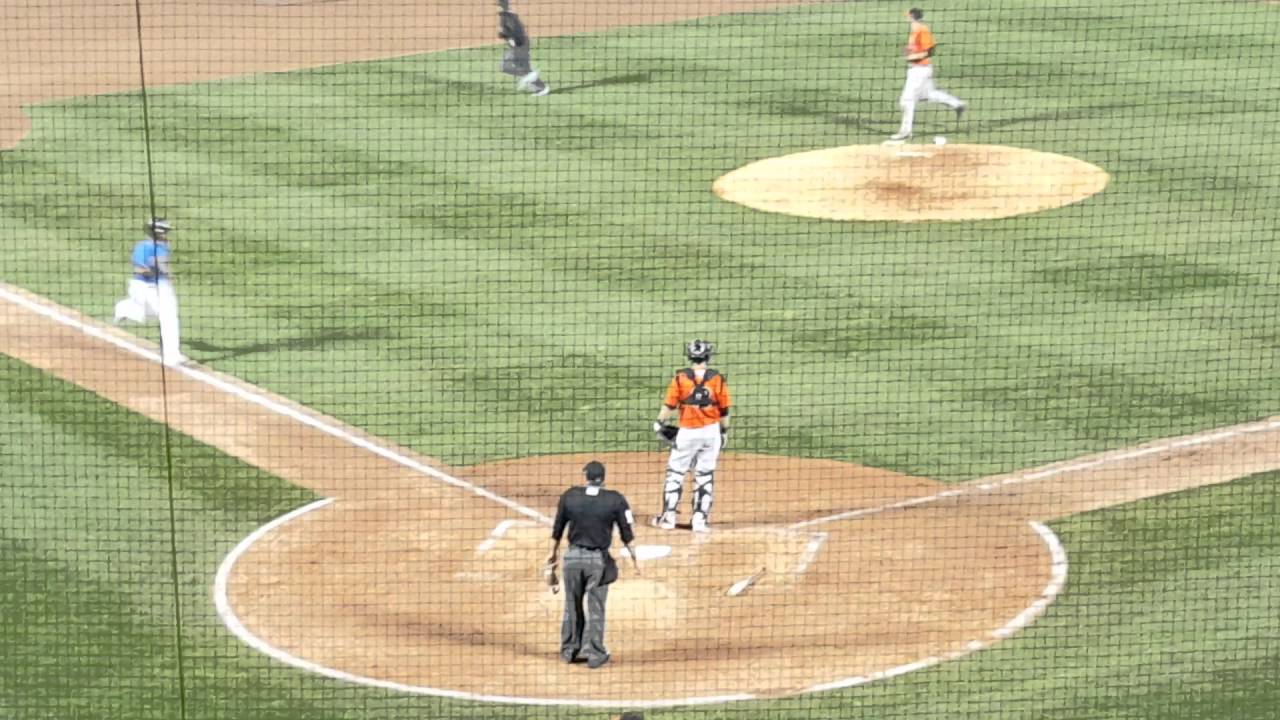 Bradley Zimmer 3-run triple vs. Bowie 4/15/16