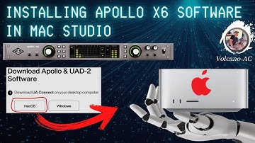 How to install UAD software in Mac Studio with M2 chip for an Apollo X6 audio interface.