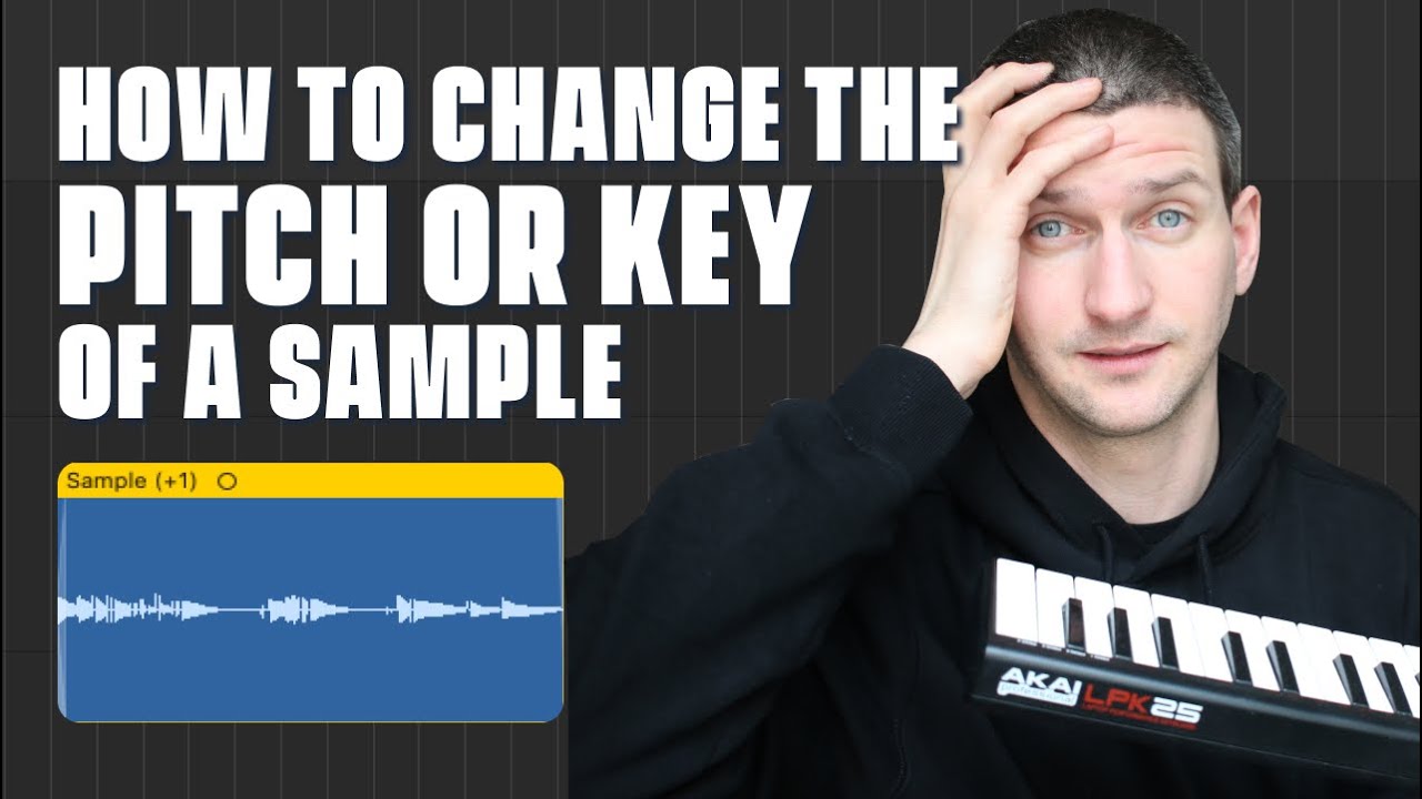 How To Change The Pitch Or Key Of A Sample [Logic Pro X]