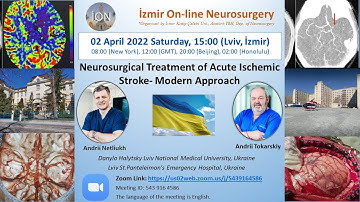 ION 224. ZOOM lecture, Andrii Netliukh and Andriy Tokarskiy: ischemic stroke 02.04.22