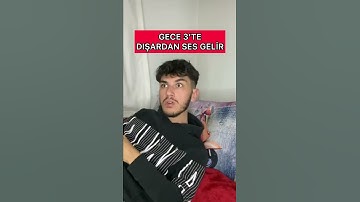 Gece 3’te böyle bir şey olsa ne yapardın ? 😂🤣