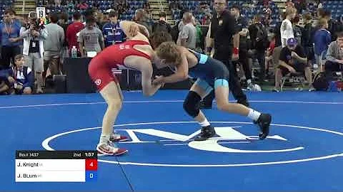 106 Lbs Round Of 16 - Jake Knight, Iowa Vs Jackson...