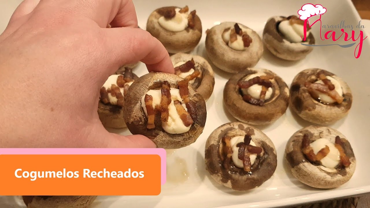 COMO FAZER COGUMELOS RECHEADOS RECEITA FÁCIL maravilhasdamary YouTube COMO FAZER COGUMELOS RECHEADOS RECEITA FÁCIL maravilhasdamary YouTube