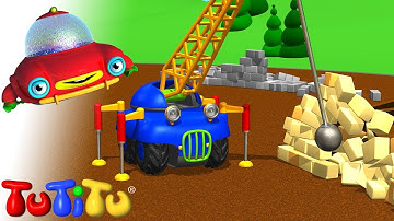 🎁TuTiTu Builds a Wrecking Ball - 🤩Fun Toddler Learning with Easy Toy Building Activities🍿