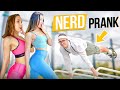 She cant say no to a nerd  elite gymnast pretended to be a nerd  prank