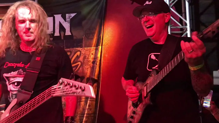 Dave Ellefson with Original Megadeth Guitarist Chris Poland "The Conjuring" and "Peace Sells"