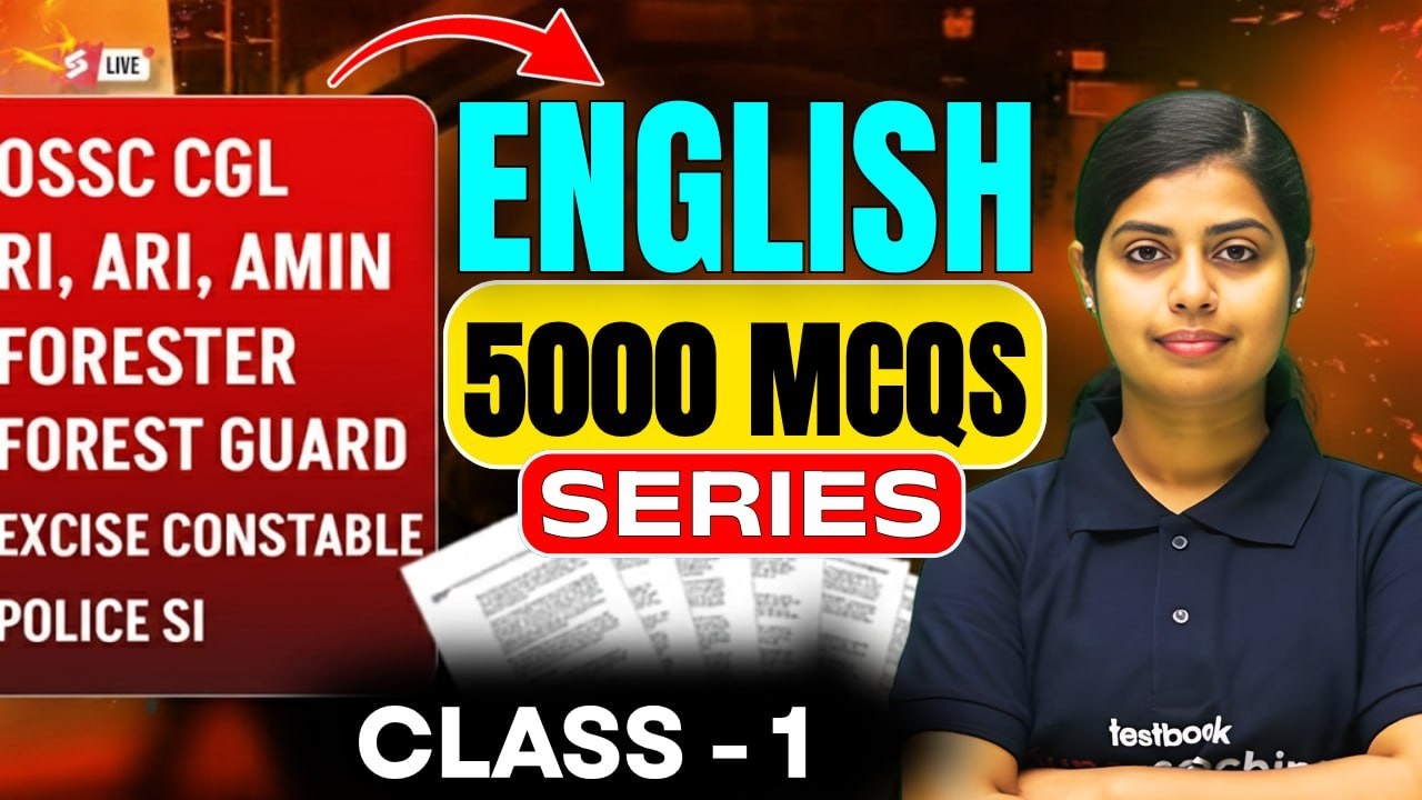 OSSC CGL,OSSSC  RI AMIN Mains ,OSSSC PEO 2026 | English Class | 5000 MCQ SERIES by Baisali Ma'am