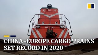 China’s freight trains to Europe hit all-time high amid coronavirus crisis in 2020