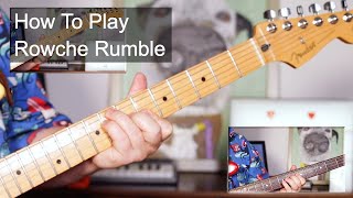 'Rowche Rumble' The Fall Guitar & Bass Lesson