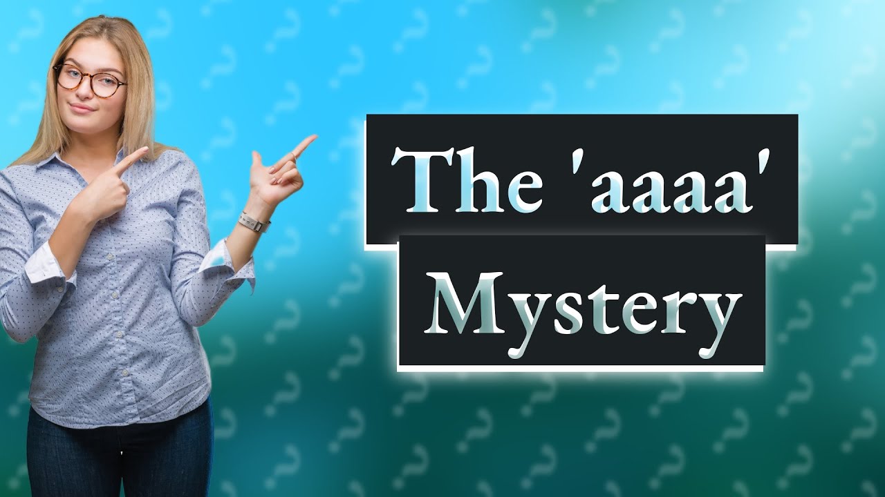 What Does Aaaa Mean In Gaming YouTube What Does Aaaa Mean In Gaming YouTube