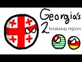 Georgia's breakaway states but it's Sr. Pelo references - Countryballs