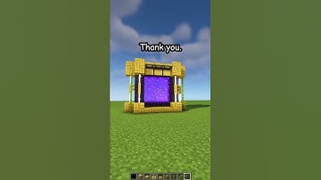 BAMBOO MINECRAFT NETHER PORTAAL #minecraft