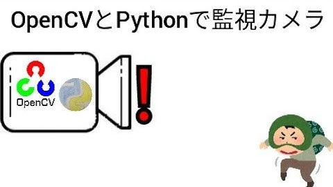 OpenCVとPythonで監視カメラを作る方法2 CodingChallengeinPython Python OpenCV