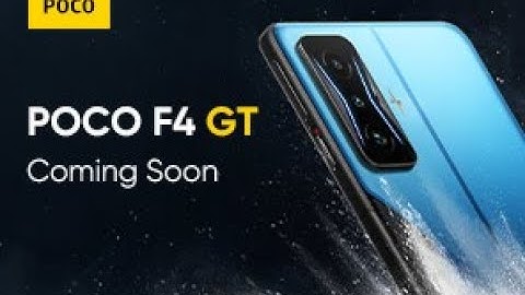 POCO F4 GT LAUNCH TRAILER WITH MOBILE SPECS REVIEW