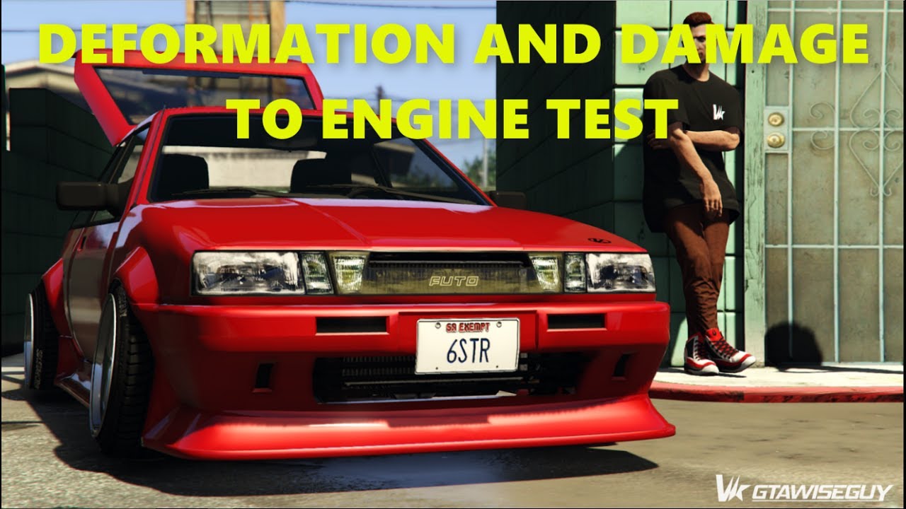Gta V - Test deformation and damage to engine - YouTube