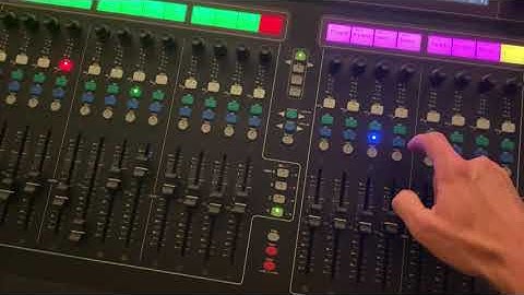 Allen and Heath GLD monitor adjustments