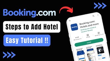 Hoe voeg ik een hotel toe aan Booking.com?