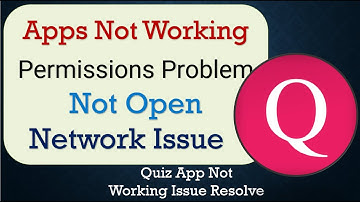 How To Fix Quiz App not working | Space Issue | Network & Permissions Issue