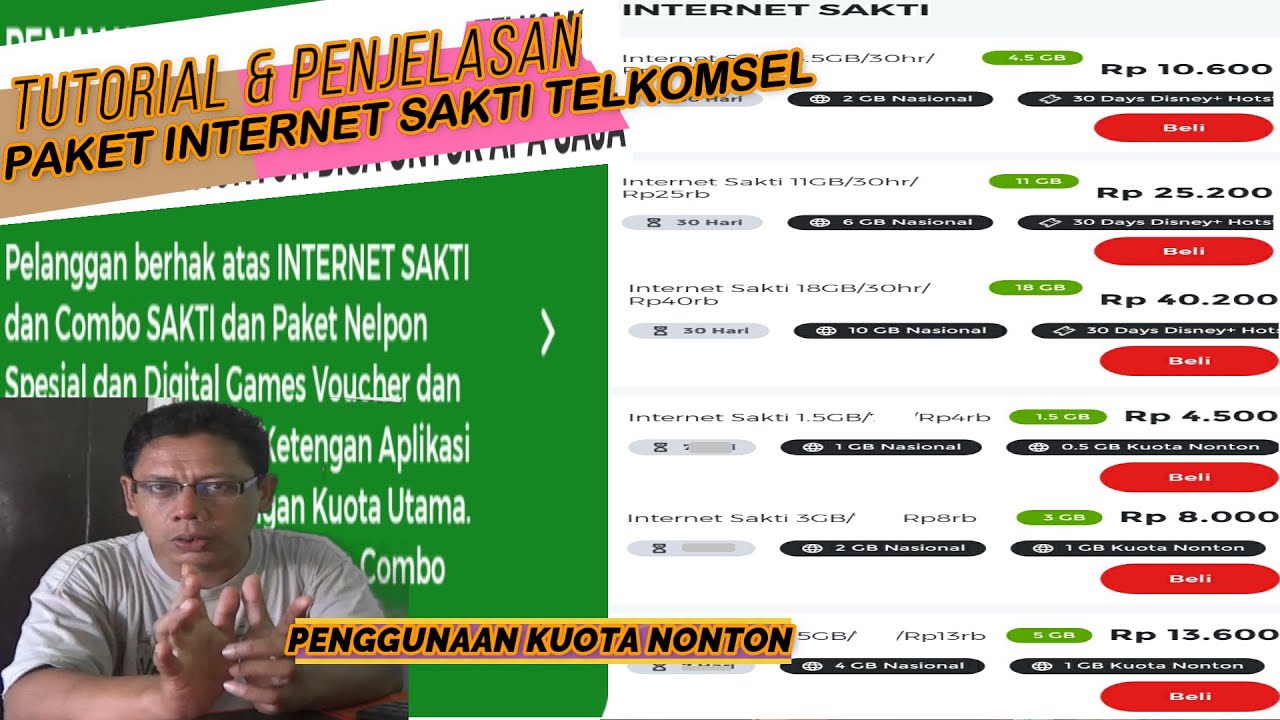 Paket internet sakti telkomsel adalah