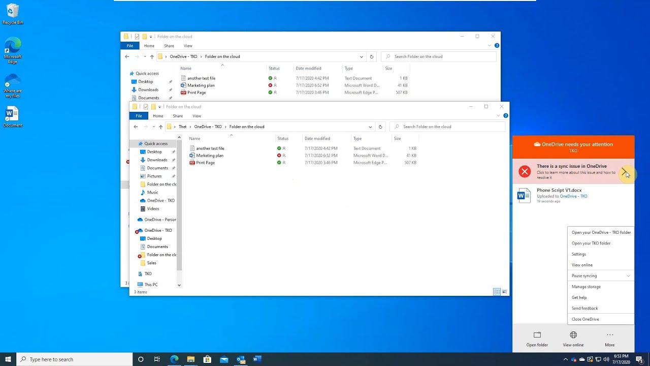 OneDrive: Fixing Common Sync Issues