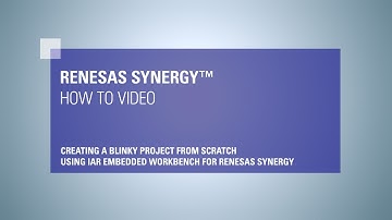 Create a blinky project from scratch (IAR™)