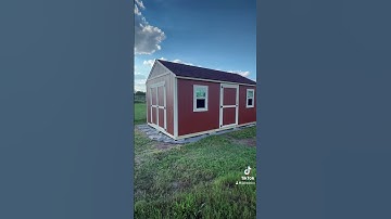 12x20 Shed #diy #shedwork #tinyhouse #shed #gardenshed #956 #shedworks #storageshed #backyard