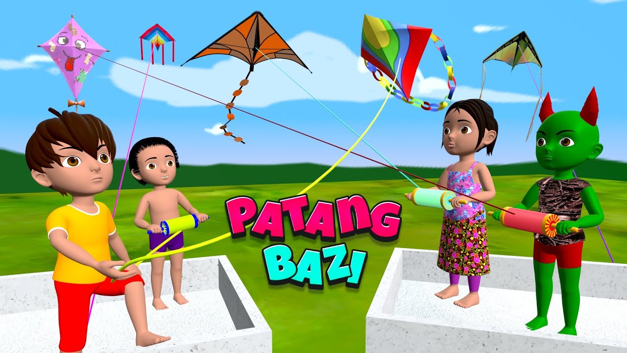 KADDU PINKI 119 | Patang Bazi | desi comedy video | cs bisht vines | joke of | Bittu Sittu Toons