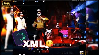 Kalagotti ❤️🔥 | FF SQUAD EDIT 💕  | FF XML 🥀 | LOBBY EDIT 😈 (xml + clip  in description👇 )#squad #xml