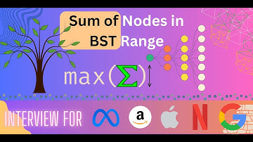 Sum of Nodes in BST Range | DSA Tree Traversal