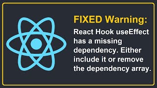 [FIXED] Warning: React Hook useEffect has a missing dependency. Fix useEffect Warning in React JS by BoostMyTool 666 views 7 months ago 54 seconds