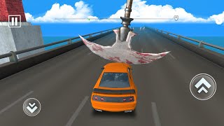 #142 speed car bumps challenge gameplay स्पीड कार धमाके चुनौती | Androi gam eeiizz | गाड़ी वाला गेम screenshot 3