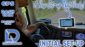 RV NAVIGATION: New System  ... LinkNDriveDash Set Up! #LinkNDriveDash #travel #campingadventures #rv