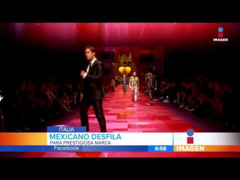 Video: Diego Boneta Model Til Dolce & Gabbana