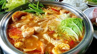 LẨU CÁ HẢI SẢN ngon như tiệm, dễ nấu tại nhà món ngon cuối tuần dịp sum họp gia đình |Nhamtran FV