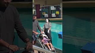 Baby no thanks! 😂 Lynn the Mime #seaworldmime #funny #shorts