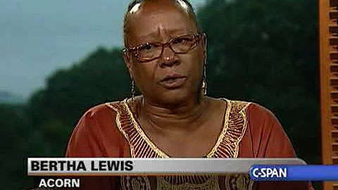 ACORN CEO Bertha Lewis on C-SPAN's Washington Jour...