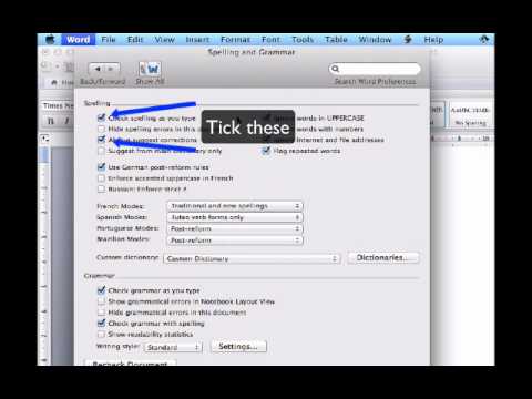 why doenst spell check work in word for mac why doenst spell check work in word for mac