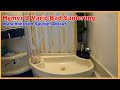 Hymer B Vario-Bad Sanierung Waschbecken Spiegel Ablauf Schlauch