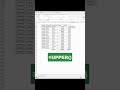 UPPER vs LOWER vs PROPER – Excel Case Change Magic!  #exceltutorial #excel  #exceltips #learnexcel
