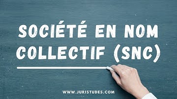 Société en nom collectif (SNC) : Droit des Sociétés