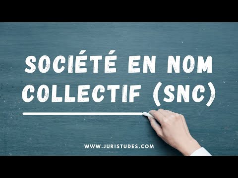 Vidéo: Différence Entre Société En Commandite Et Société En Nom Collectif