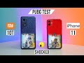 iPhone 11 vs Mi 10T Pubg Test, Heating and Battery Test | Shocked 😲