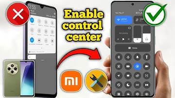 How to change control center in redmi 14C hyperos || Enable new control center